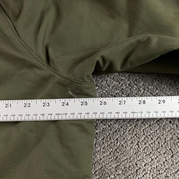 Abercrombie & Fitch Jacket Men's XL Cotton Green Military Utility Hooded Field - Picture 12 of 13